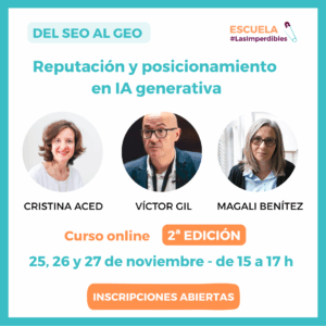 Reputación y posicionamiento en IA (curso) - 2ª edición