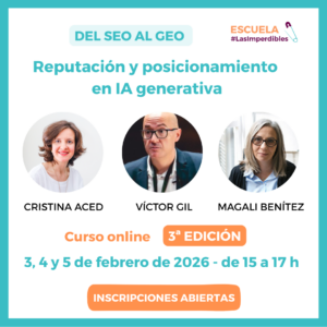 Reputación y posicionamiento en IA (curso) - 3ª edición